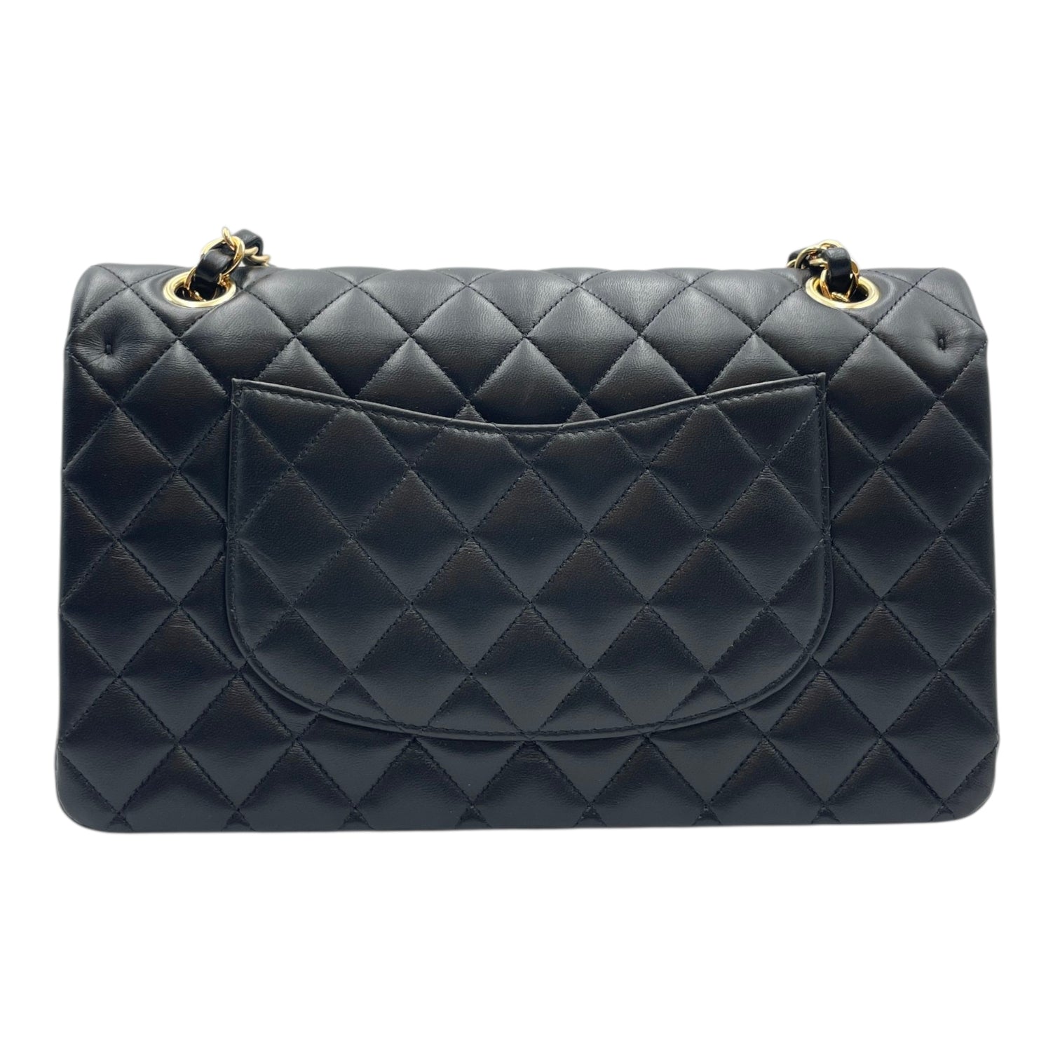 Classic Flap  Medium Black Shoulder Bag in Lambskin Gold hardware CL2511-17173 3