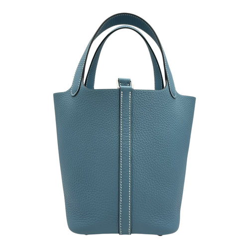 Picotin 18 Blue Jean in Clemence, Palladium hardware