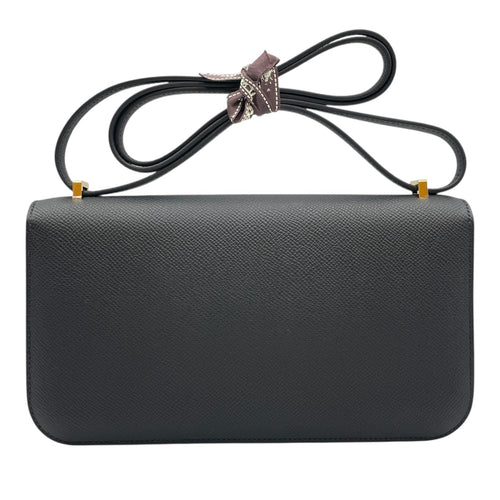 Constance Elan Black in Epsom Gold hardware CL2511-17199 2