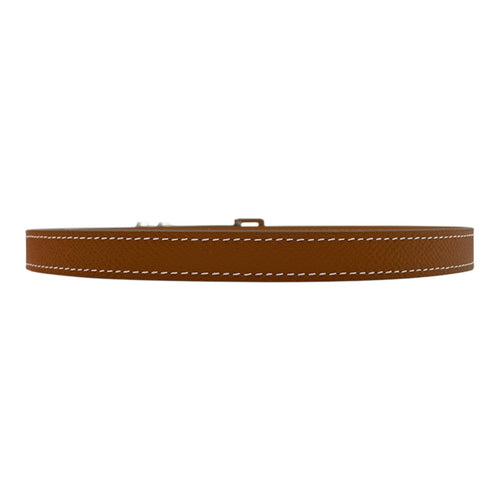 Pop H 70 Gold Belt in Epsom Palladium hardware