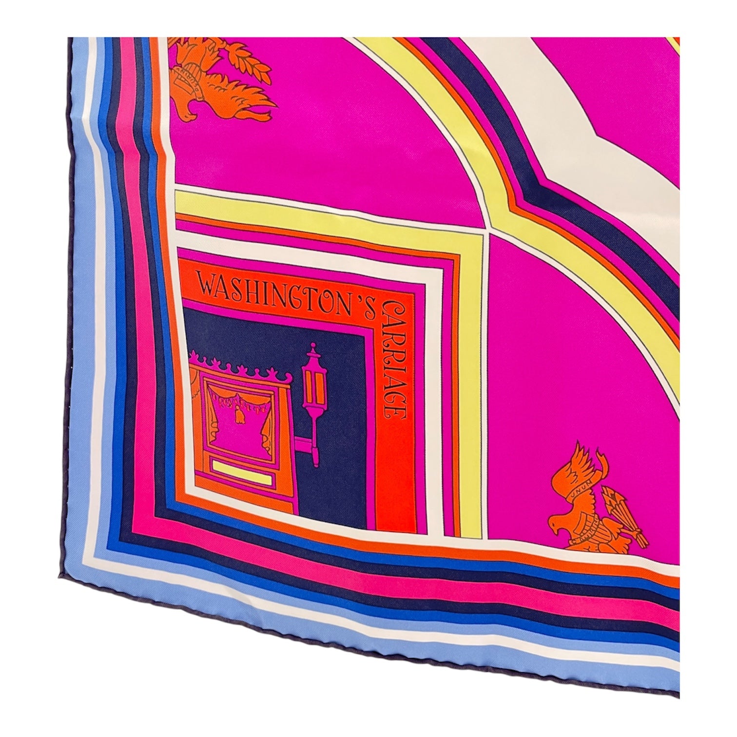 Washington Carriage (Sale) 90 Multi-colour Scarf in Silk