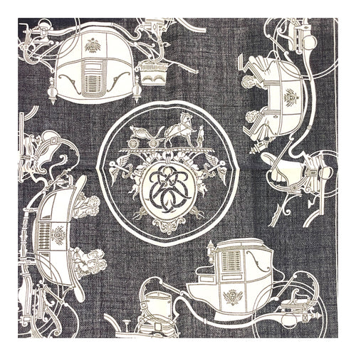 Ex-Libris 45 Blanc/Noir/Kaki Scarf