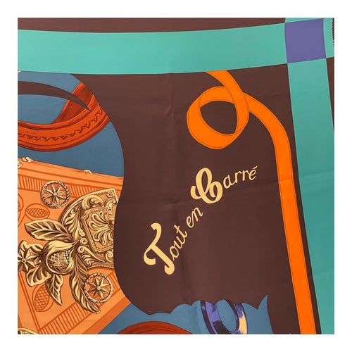 Tout en Carre 140 Multi-colour Scarf