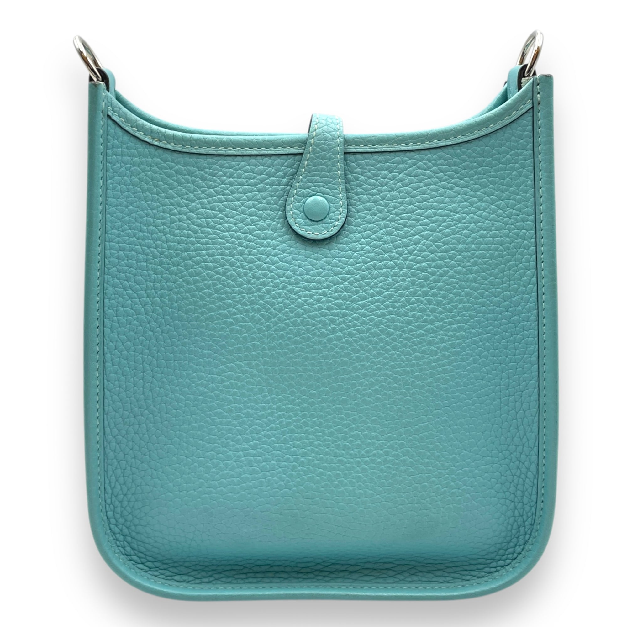 Evelyne Mini Blue Atoll in Clemence, Palladium hardware