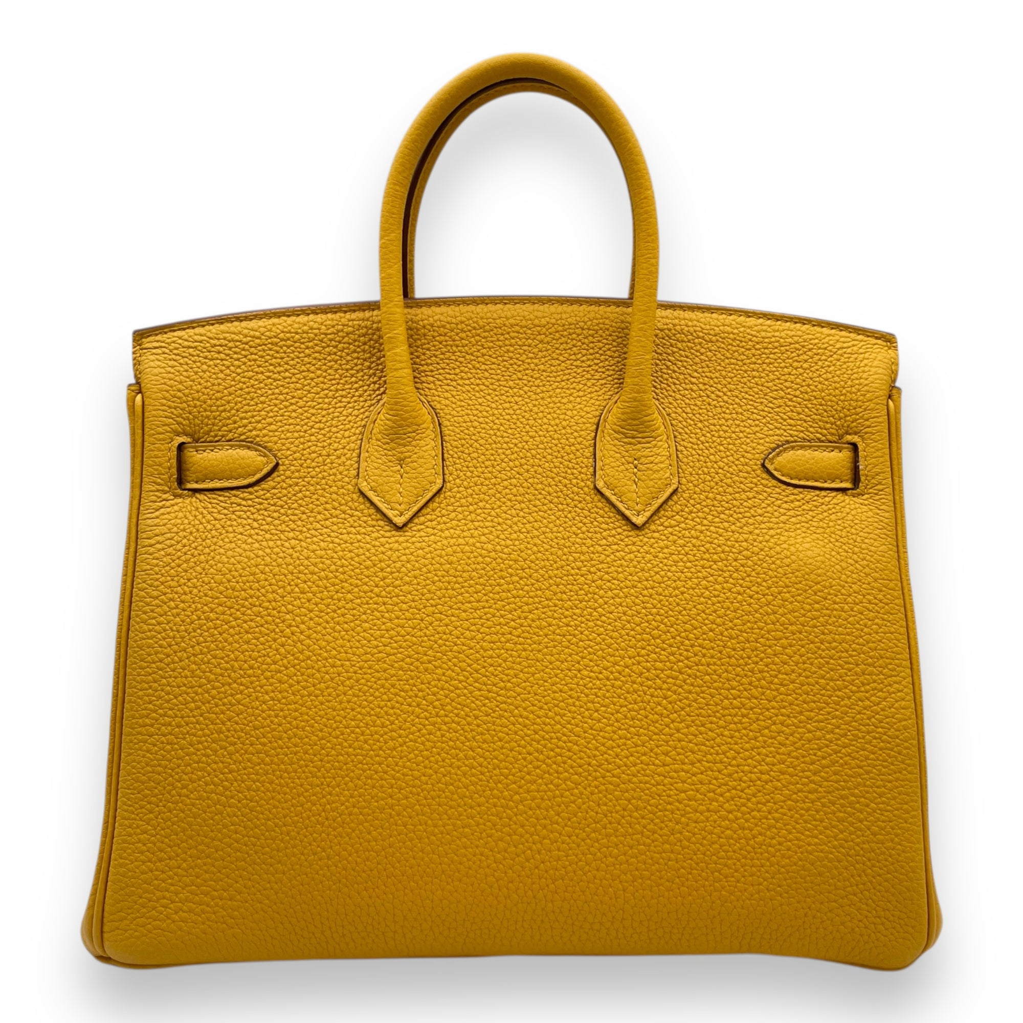 Birkin 25 Jaune Ambre in Togo, Gold hardware
