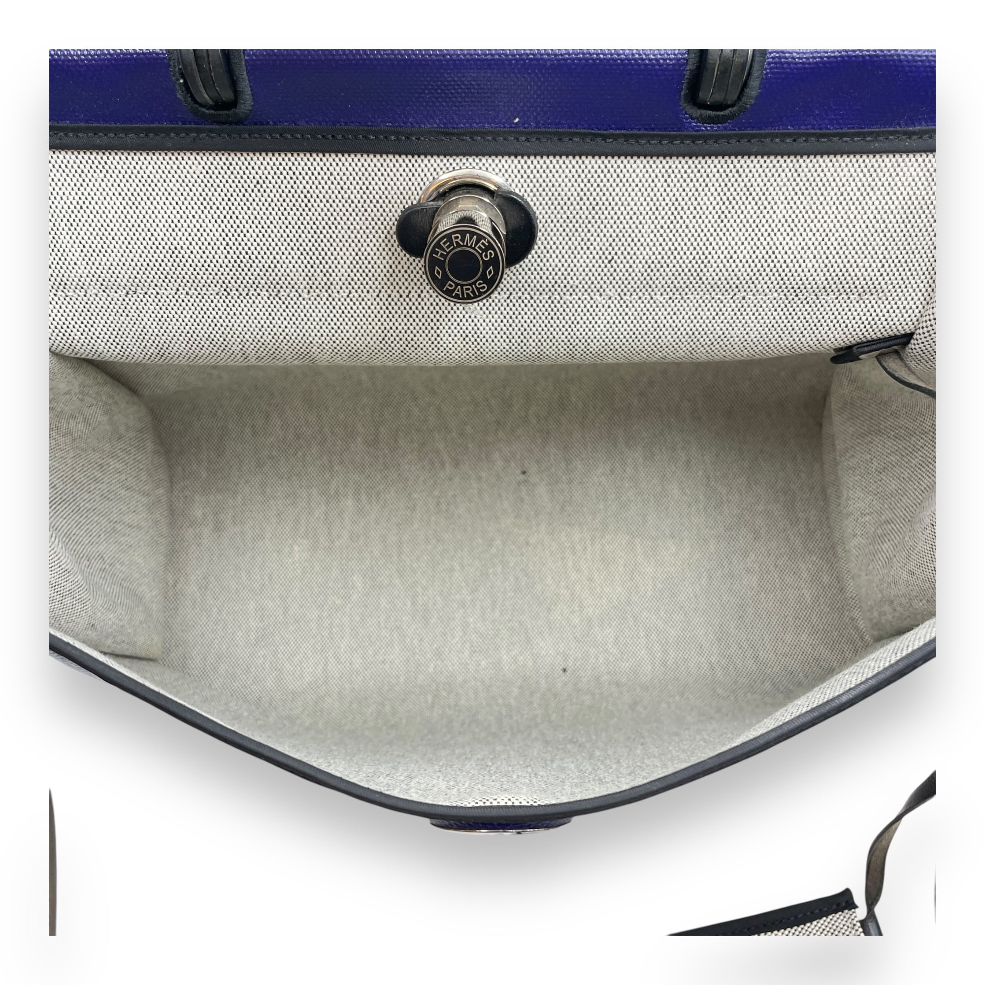 Herbag 39 Black/Blue Encre in Vache Hunter/Toile H Berline, Palladium hardware