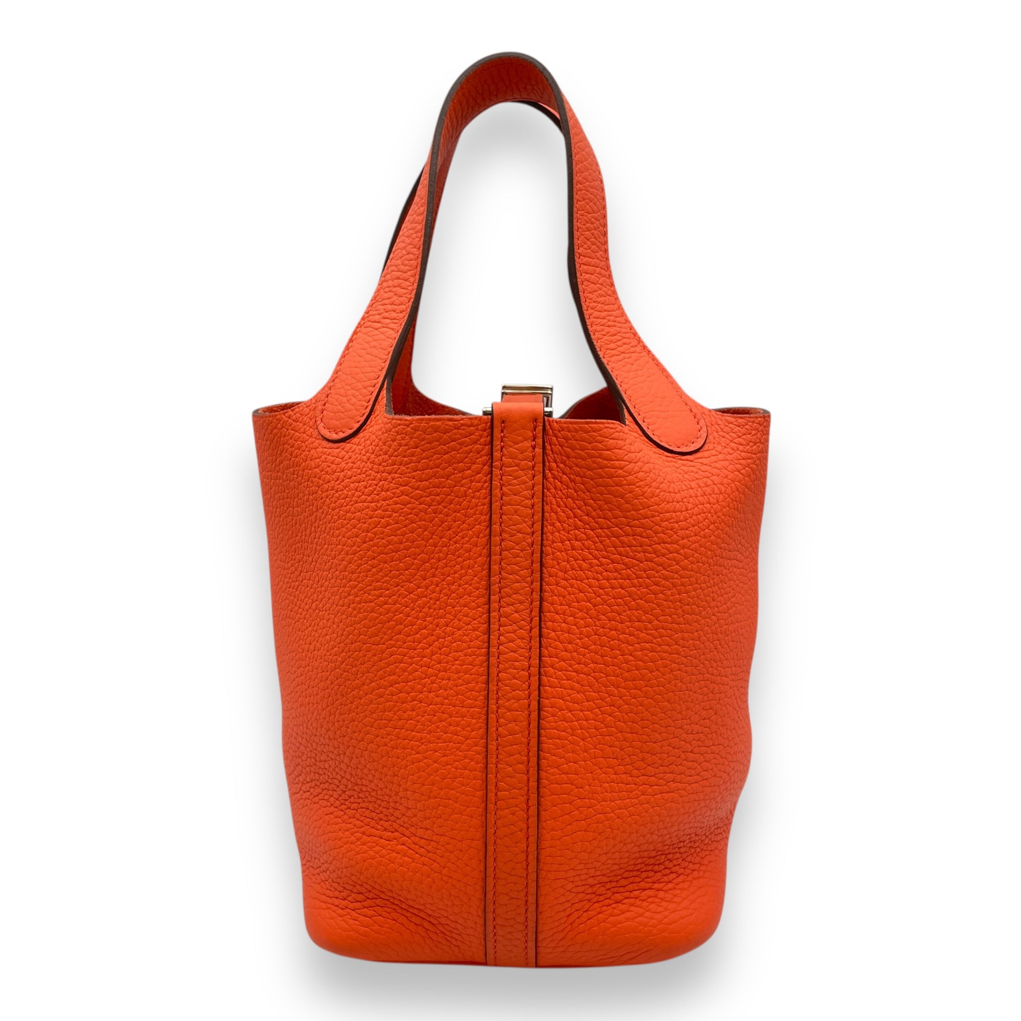 Picotin 18 Orange Poppy in Clemence, Palladium hardware