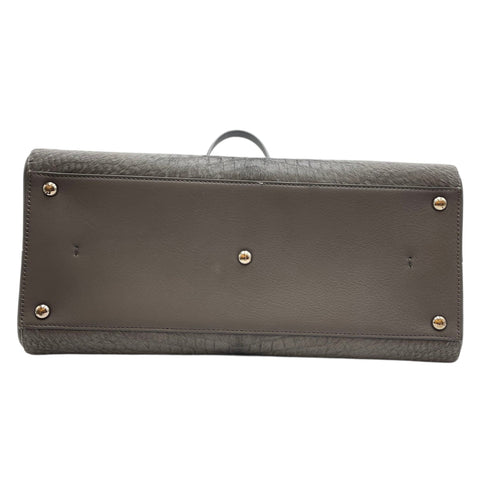 3 Jours  Grey Top Handle Bag in Pony/Calfskin Silver hardware CL2511-17262 6
