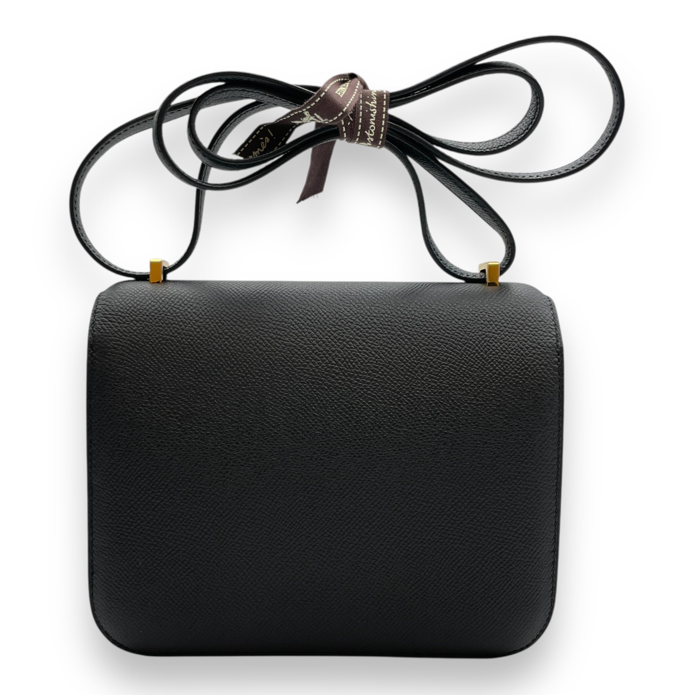 Hermès Constance 18 Black in Epsom Gold hardware Singapore