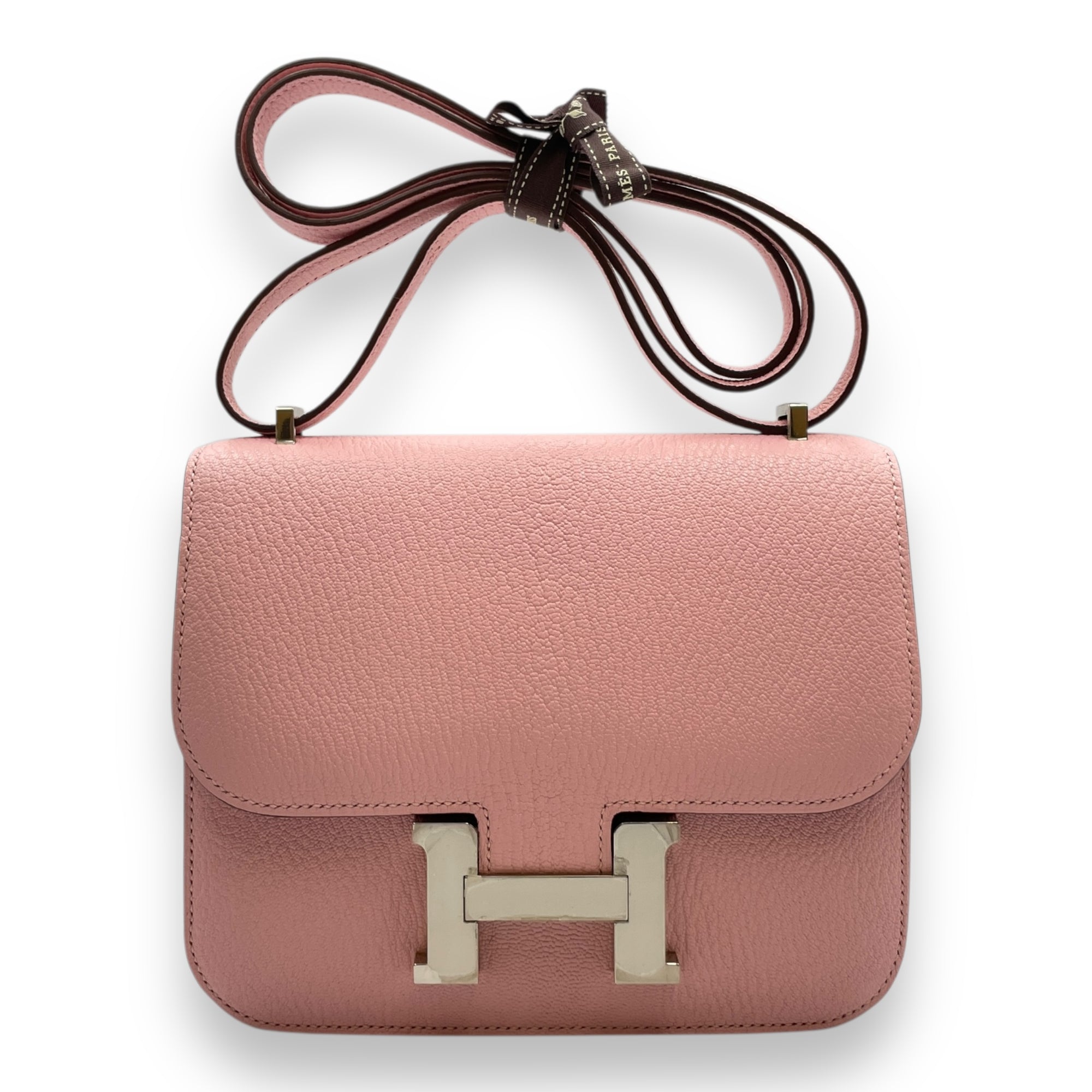 Constance 18 Rose Sakura in Chevre Mysore, Palladium hardware