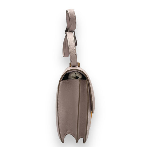 Constance Mirror 18 Mauve Pale in Chevre Mysore, Rose Gold hardware