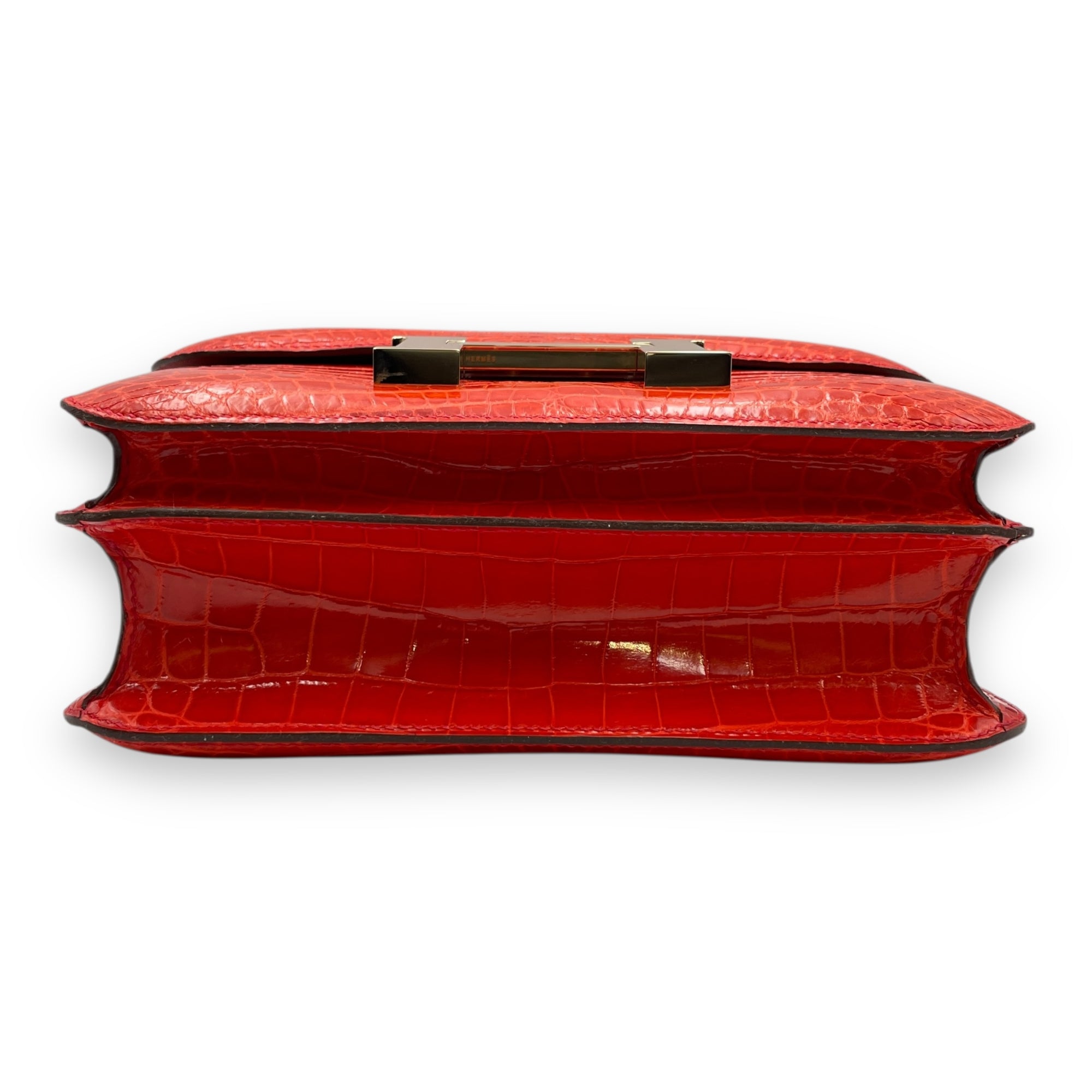 Constance 24 Geranium in Shiny Niloticus, Gold hardware