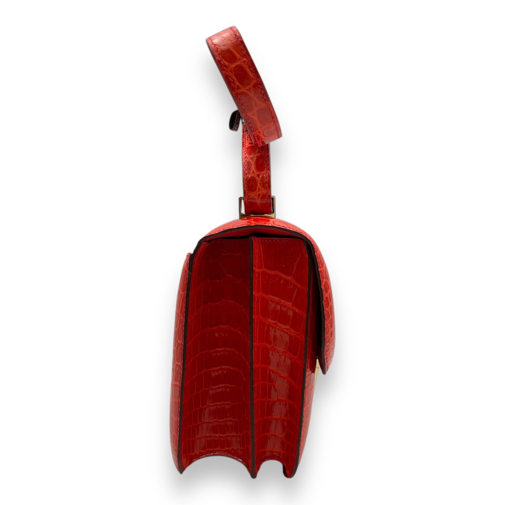 Constance 24 Geranium in Shiny Niloticus, Gold hardware