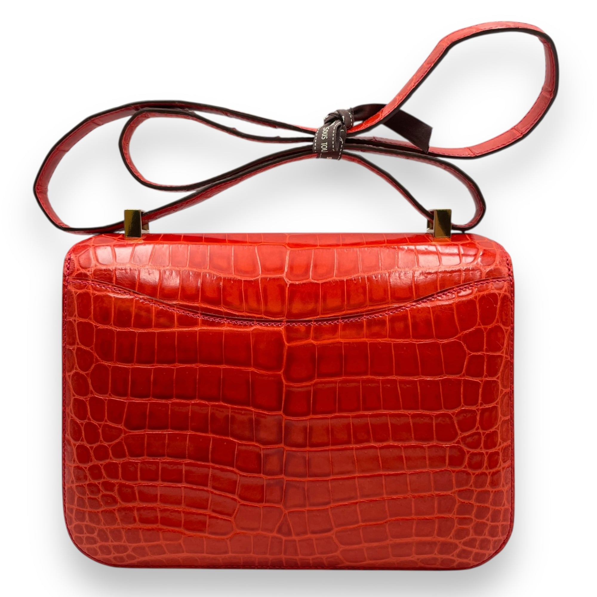 Constance 24 Geranium in Shiny Niloticus, Gold hardware