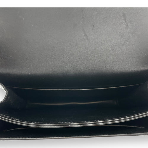 Constance 18 Black in Shiny Alligator, Palladium hardware