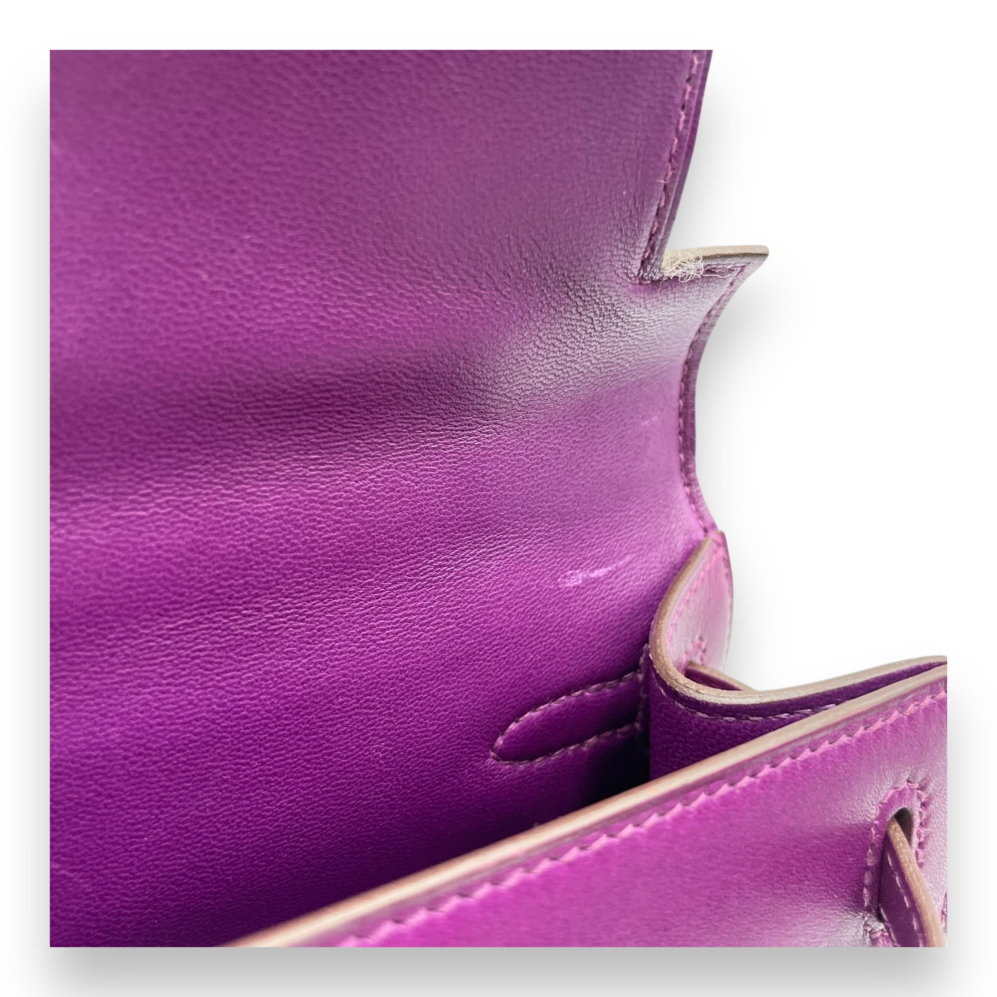 Kelly Violet in Tadelakt, Palladium hardware