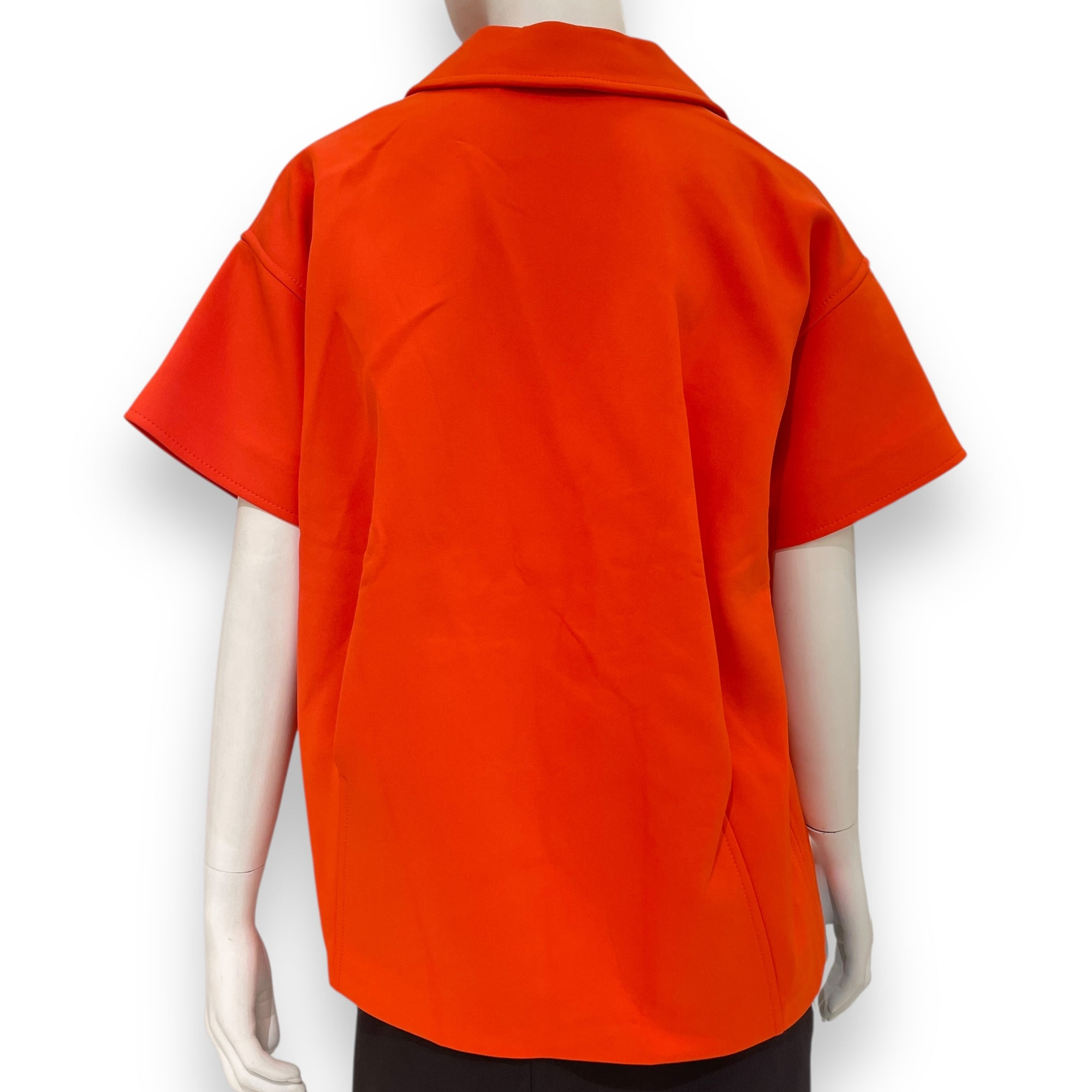 Jacket with Belt 34 Orange Ready-To-Wear in Polyamide