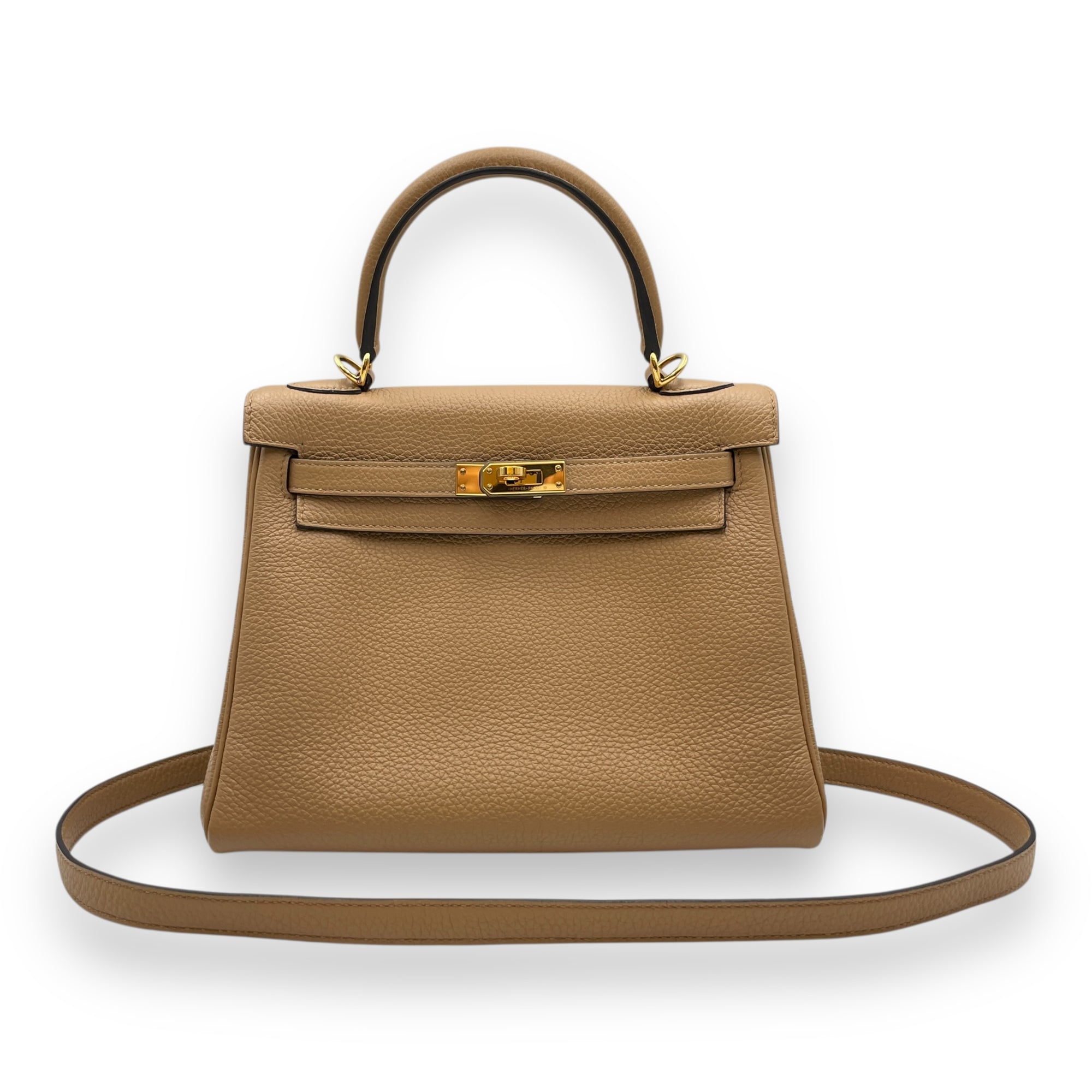 Kelly 25 Chai in Togo, Gold hardware