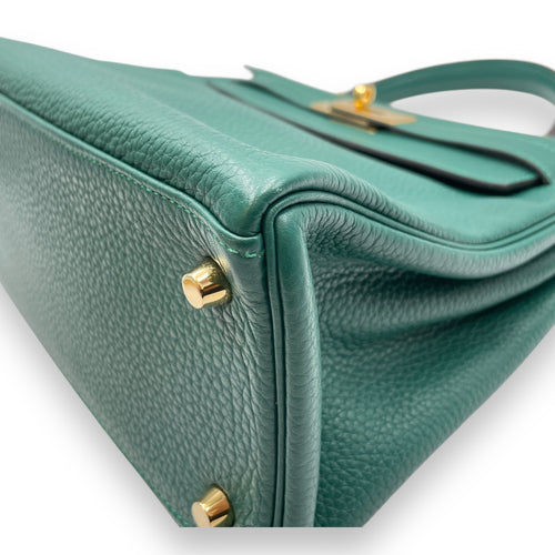 Kelly 28 Malachite in Togo, Gold hardware