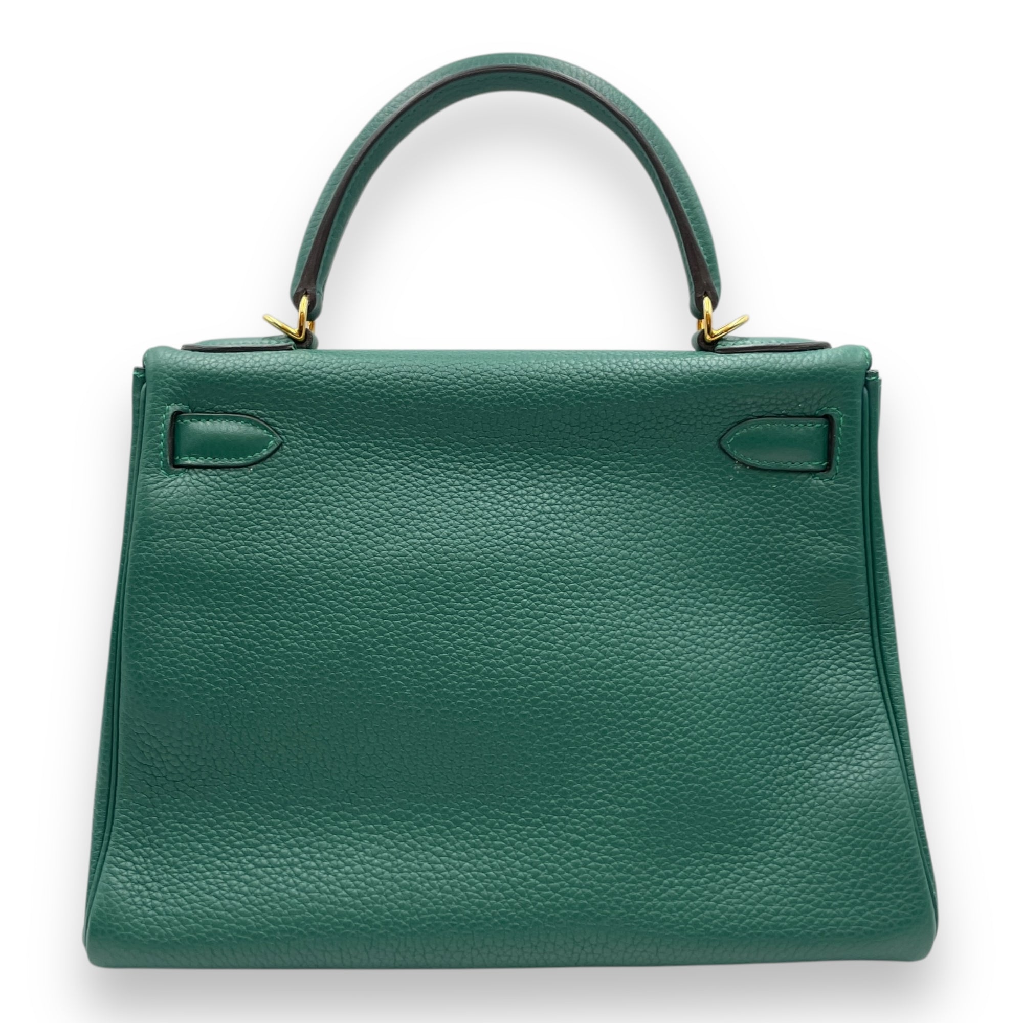 Kelly 28 Malachite in Togo, Gold hardware