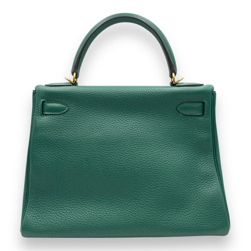 Kelly 28 Malachite in Togo, Gold hardware