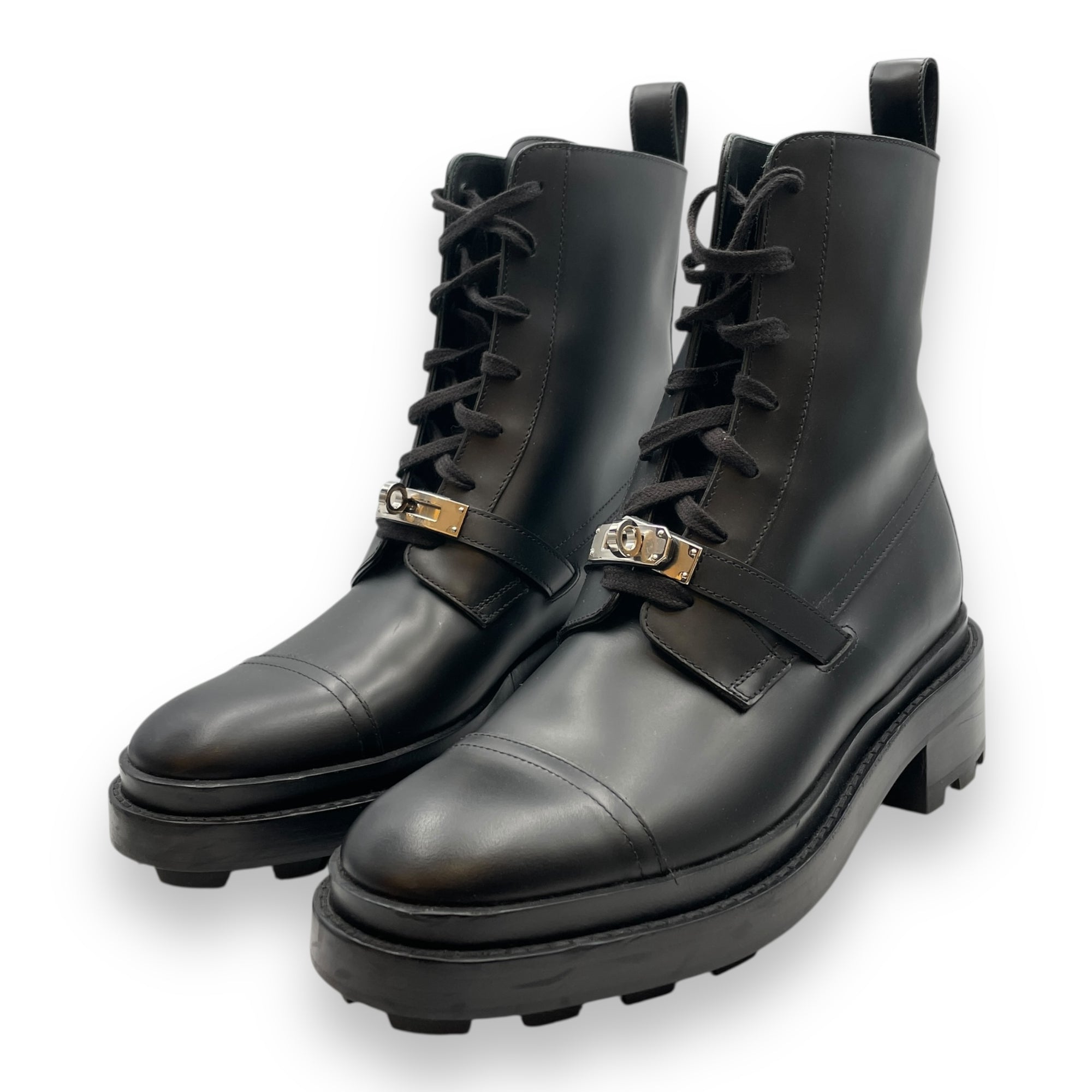 Funk 39 Black in Calfskin, Palladium hardware
