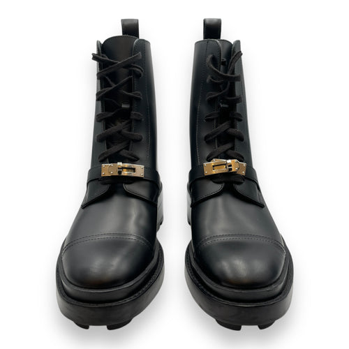 Funk 39 Black in Calfskin, Palladium hardware