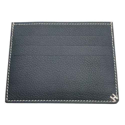 H Sellier Gris Misty Card Holder in Evercolor