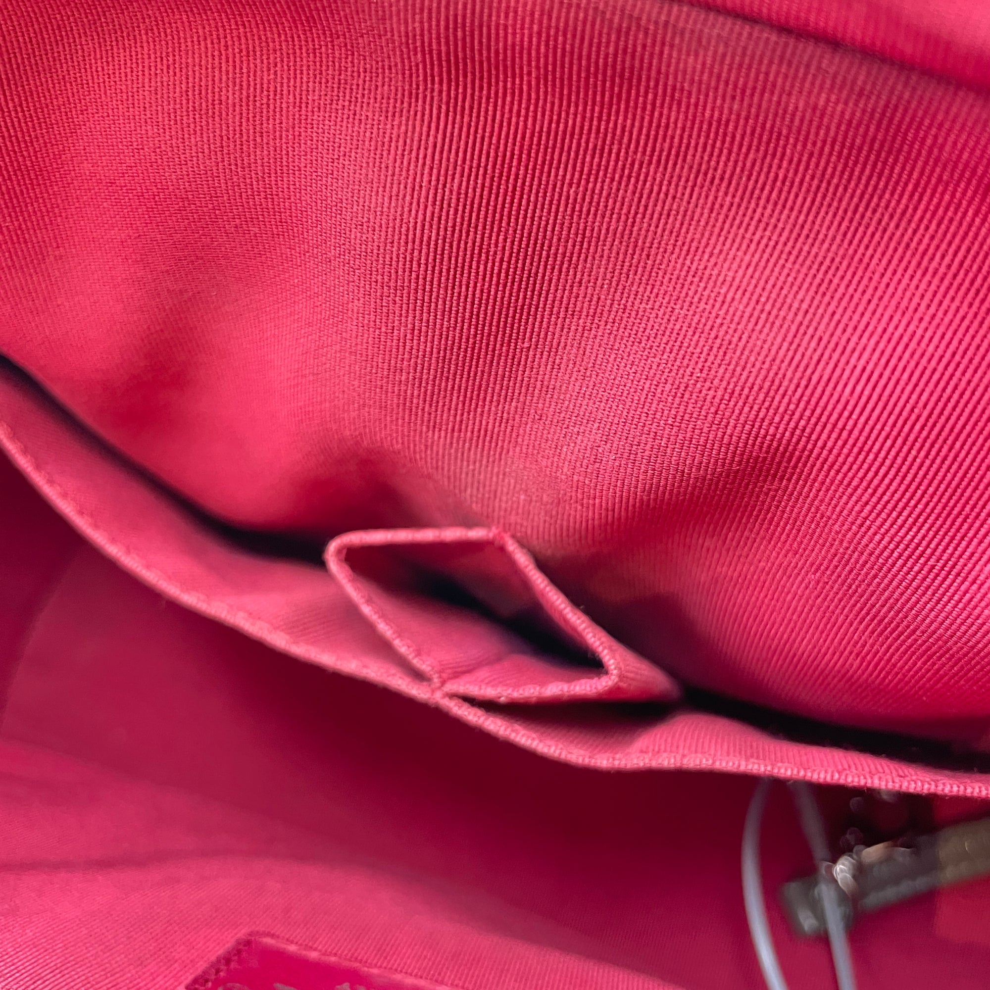 Gabrielle Large Grey Shoulder Bag in Calfskin, 3-Tone hardware