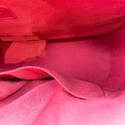 Gabrielle Large Grey Shoulder Bag in Calfskin, 3-Tone hardware