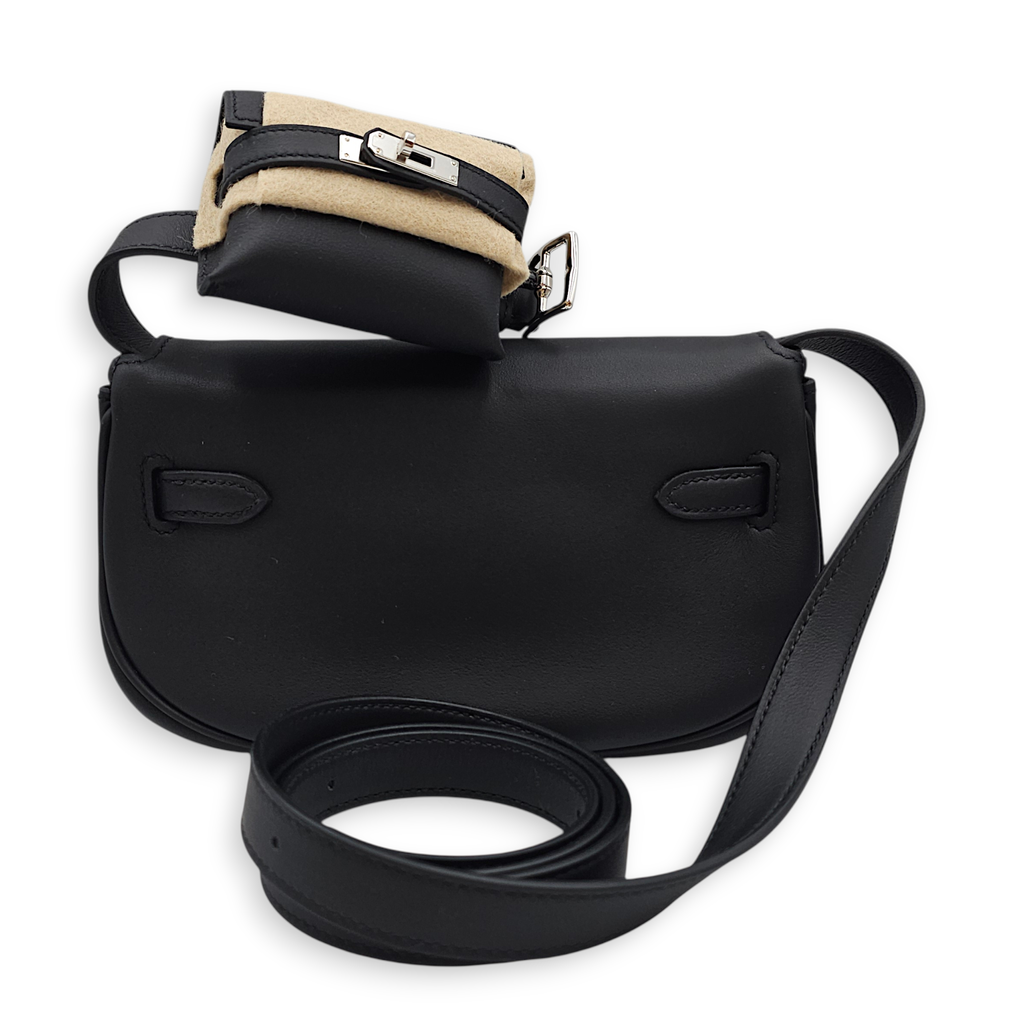 Kelly Moove Black in Swift, Palladium hardware