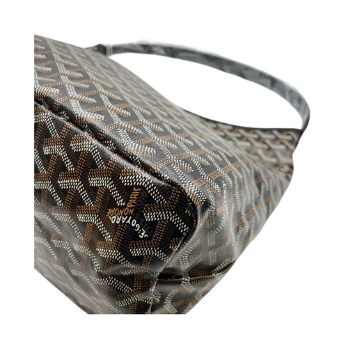 Hobo Boheme PM Black Shoulder Bag , Silver hardware