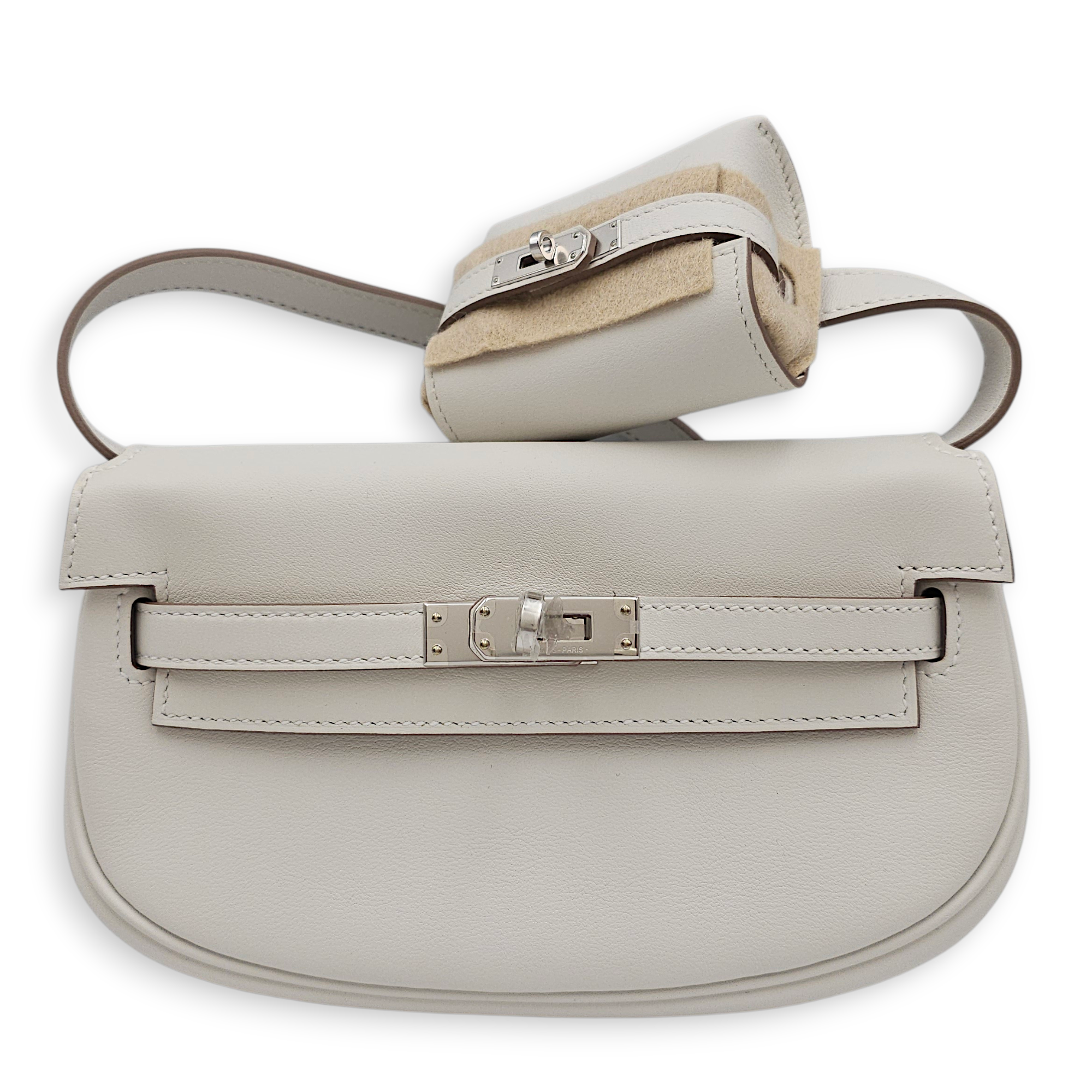 Kelly Moove Gris Pale in Swift, Palladium hardware