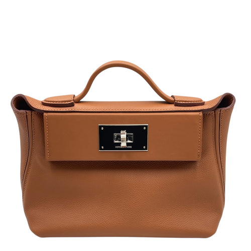 Sac 24/24 21 Gold in Evercolor, Palladium hardware