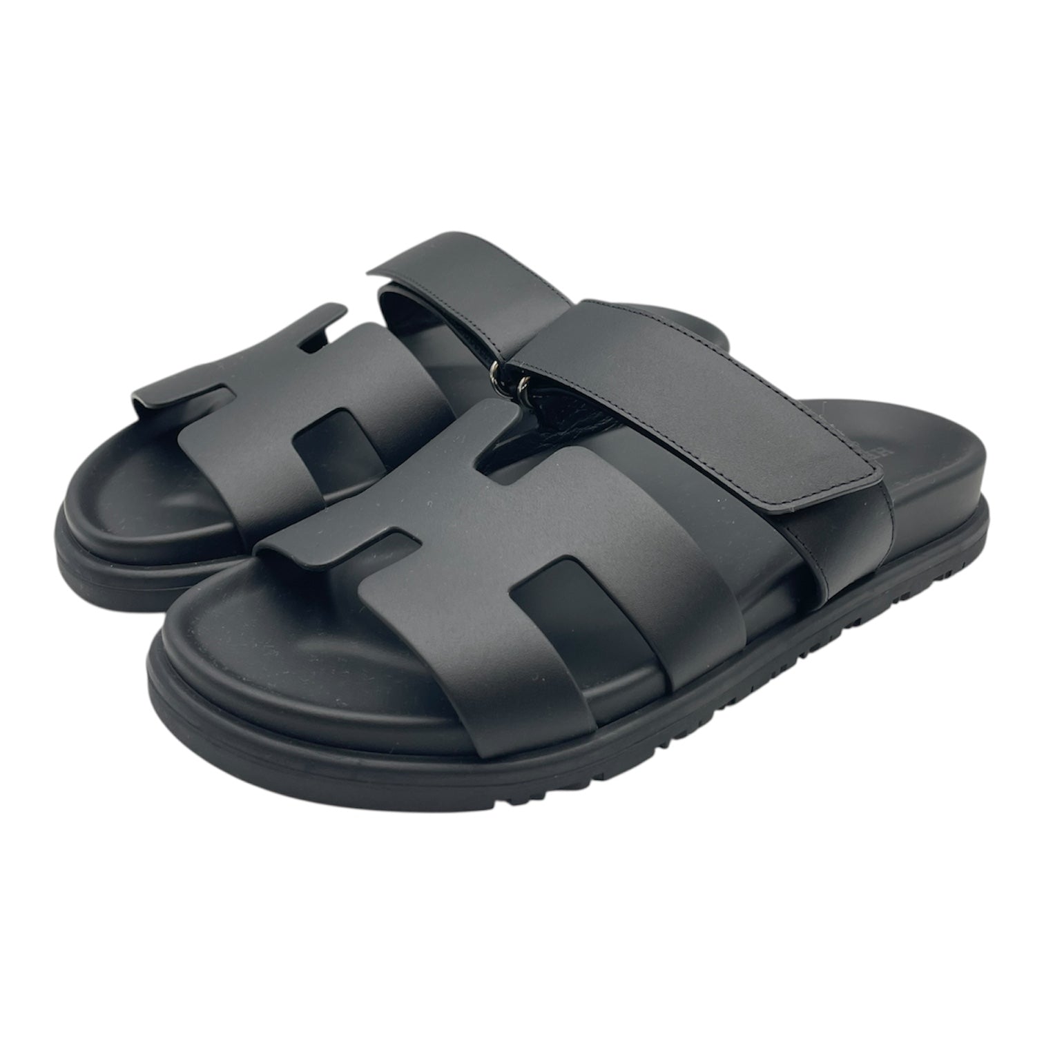 Chypre 36.5 Black Sandals in Calfskin