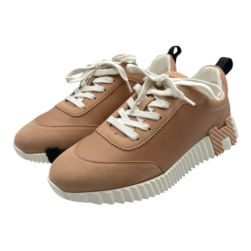 Bouncing 38.5 Beige Perlino Sneakers in Suede Leather