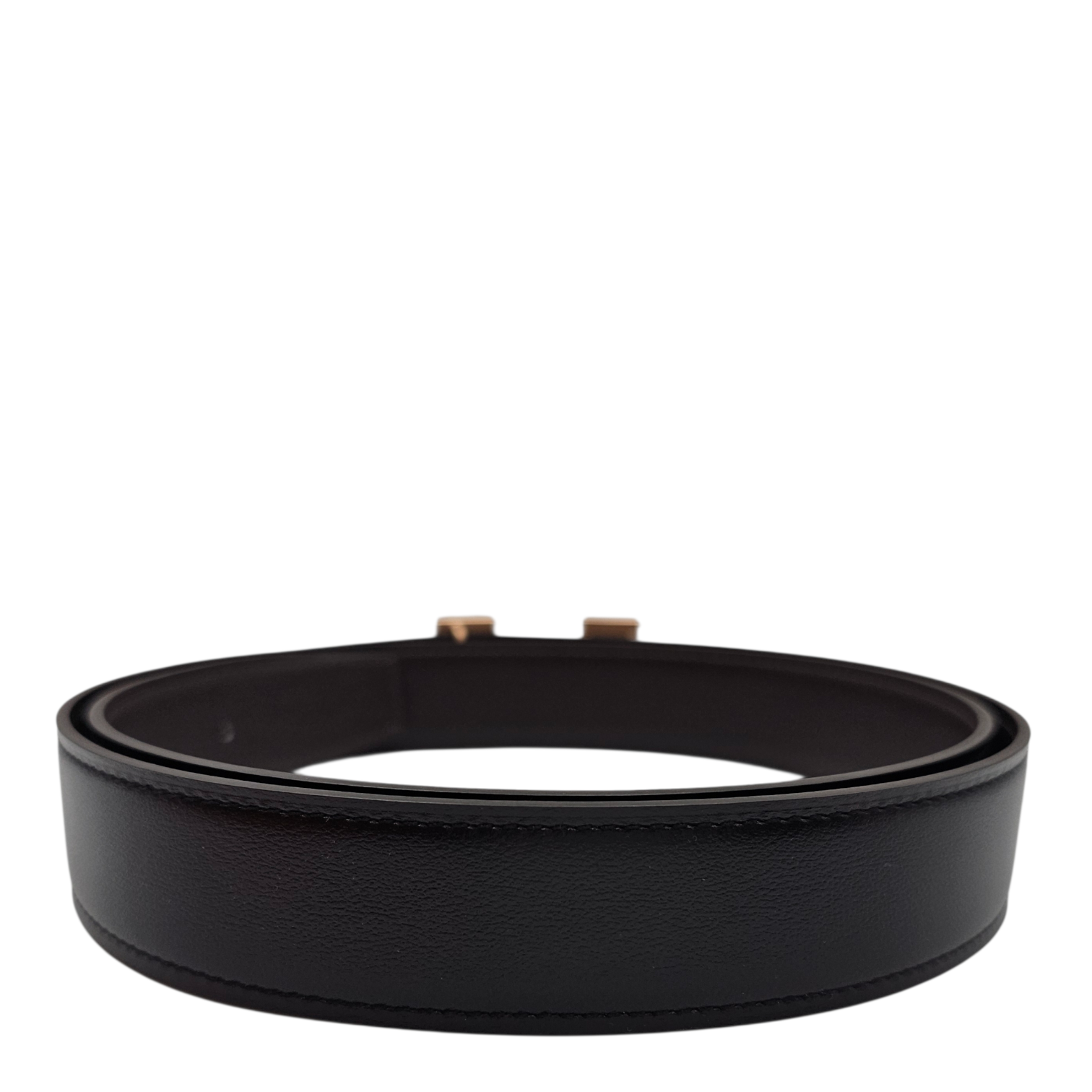 H 32mm by 95cm Black Belt Kit in Box, Rose Gold hardware