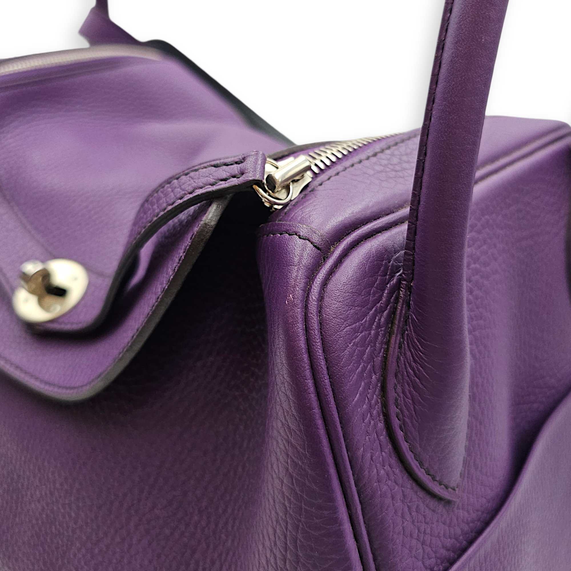 Lindy 34 Ultra Violet/Blue Obsur in Clemence, Palladium hardware