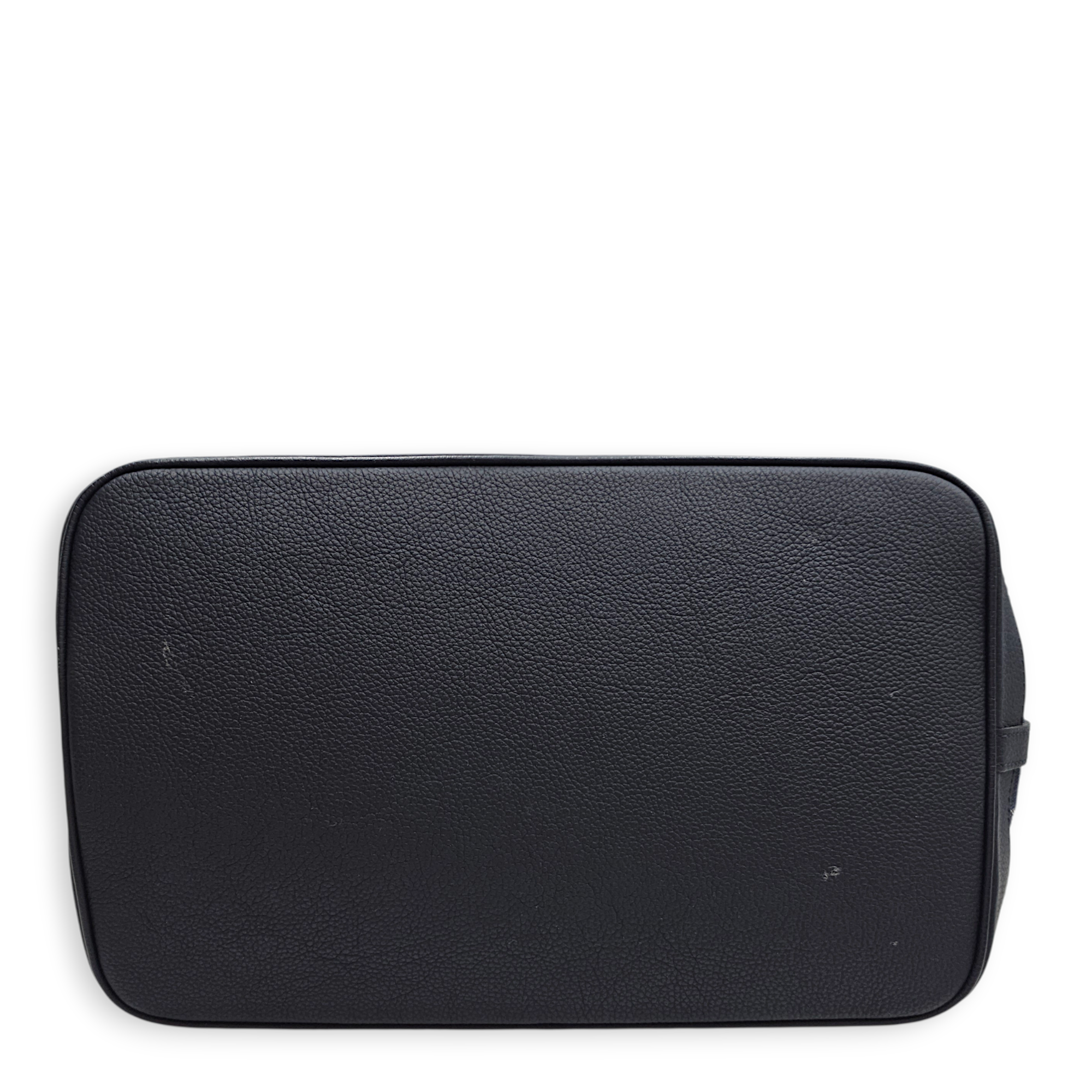 Monogram Noe MM Denim Blue Shoulder Bag , Gold hardware