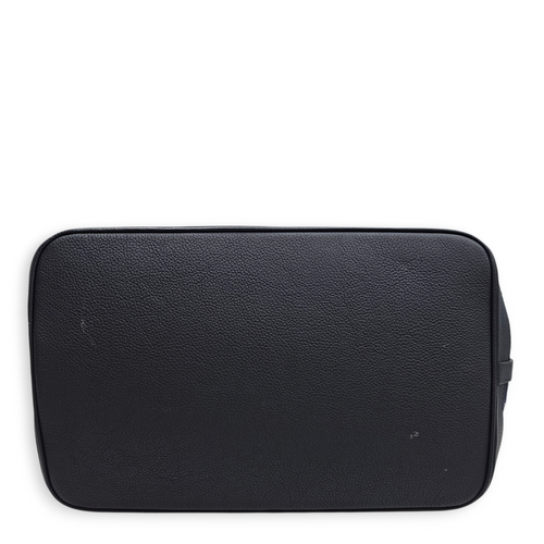 Monogram Noe MM Denim Blue Shoulder Bag , Gold hardware