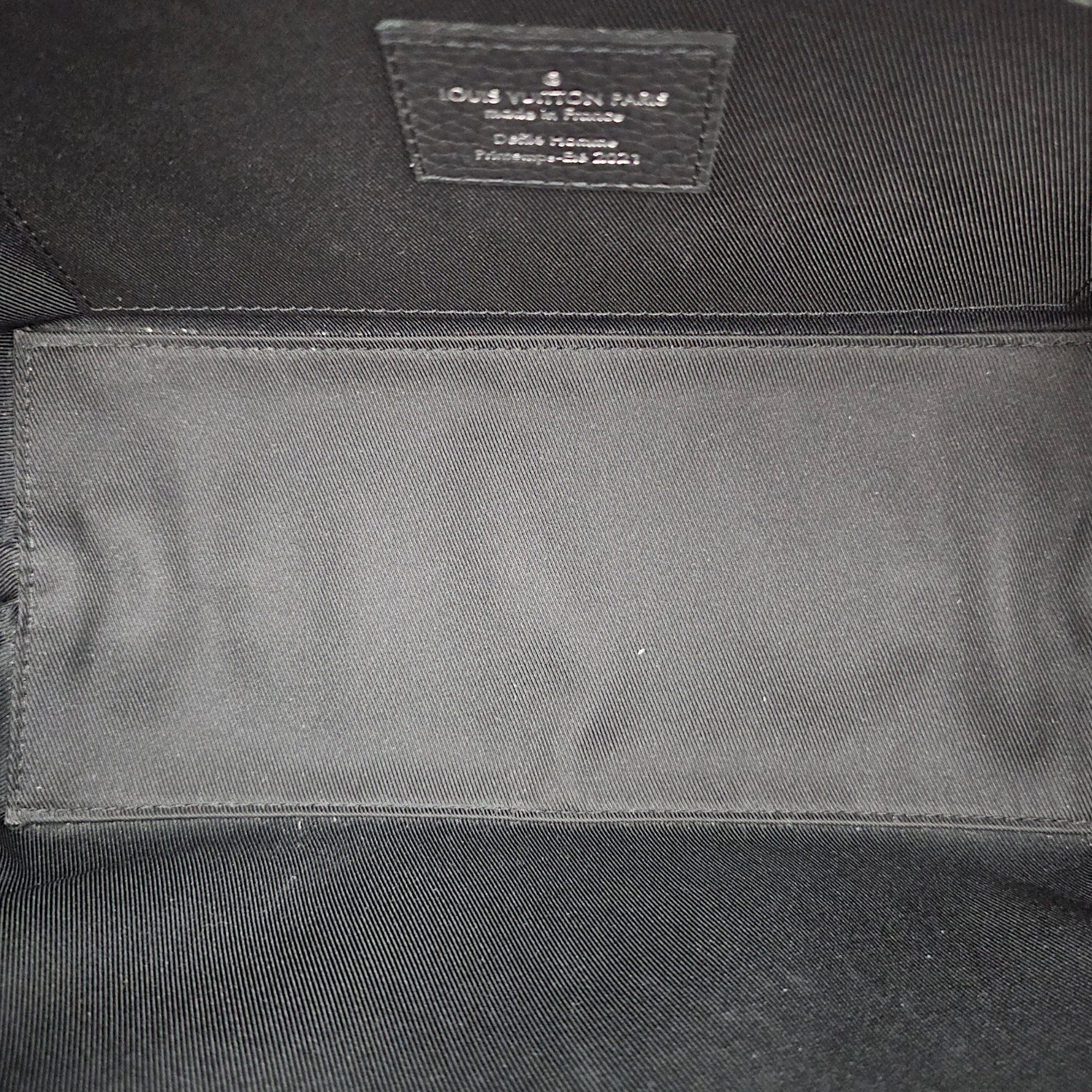 Speedy soft trunk Black Crossbody Bag in Empriente Leather, Gunmetal hardware