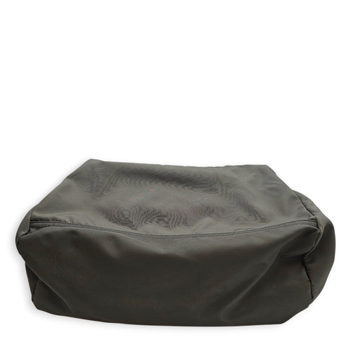 Pandora Medium Grey Messenger Bag in Canvas, Silver hardware