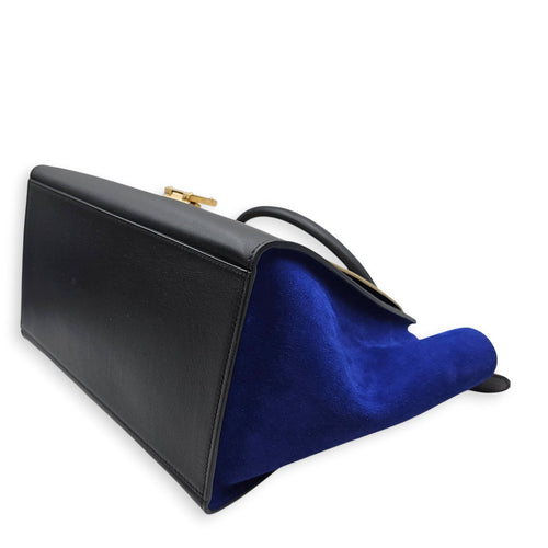 Trapeze  Large  Beige/Blue/Grey Shoulder Bag in Calfskin Gold hardware CL2512-17812 8