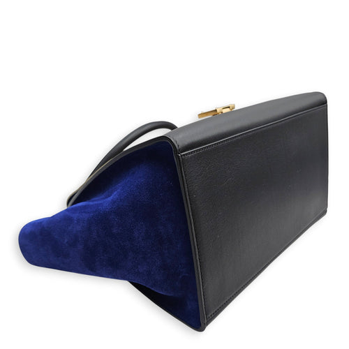 Trapeze  Large  Beige/Blue/Grey Shoulder Bag in Calfskin Gold hardware CL2512-17812 7
