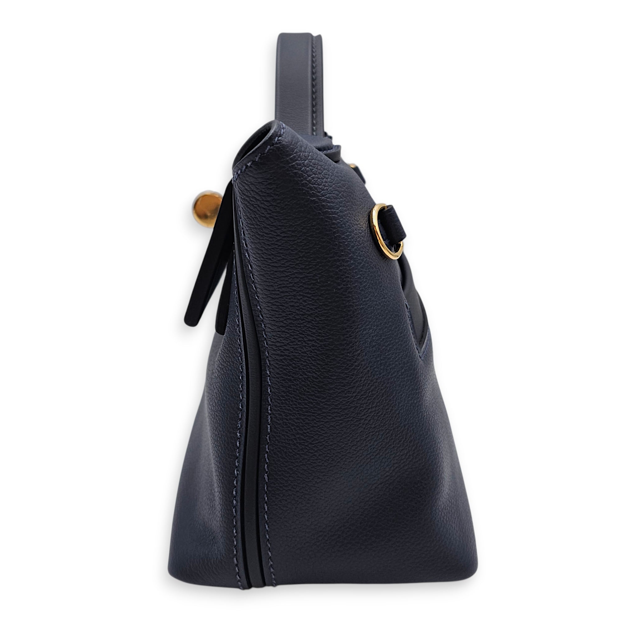 24/24-21 Blue Nuit/France in Evercolor, Gold hardware