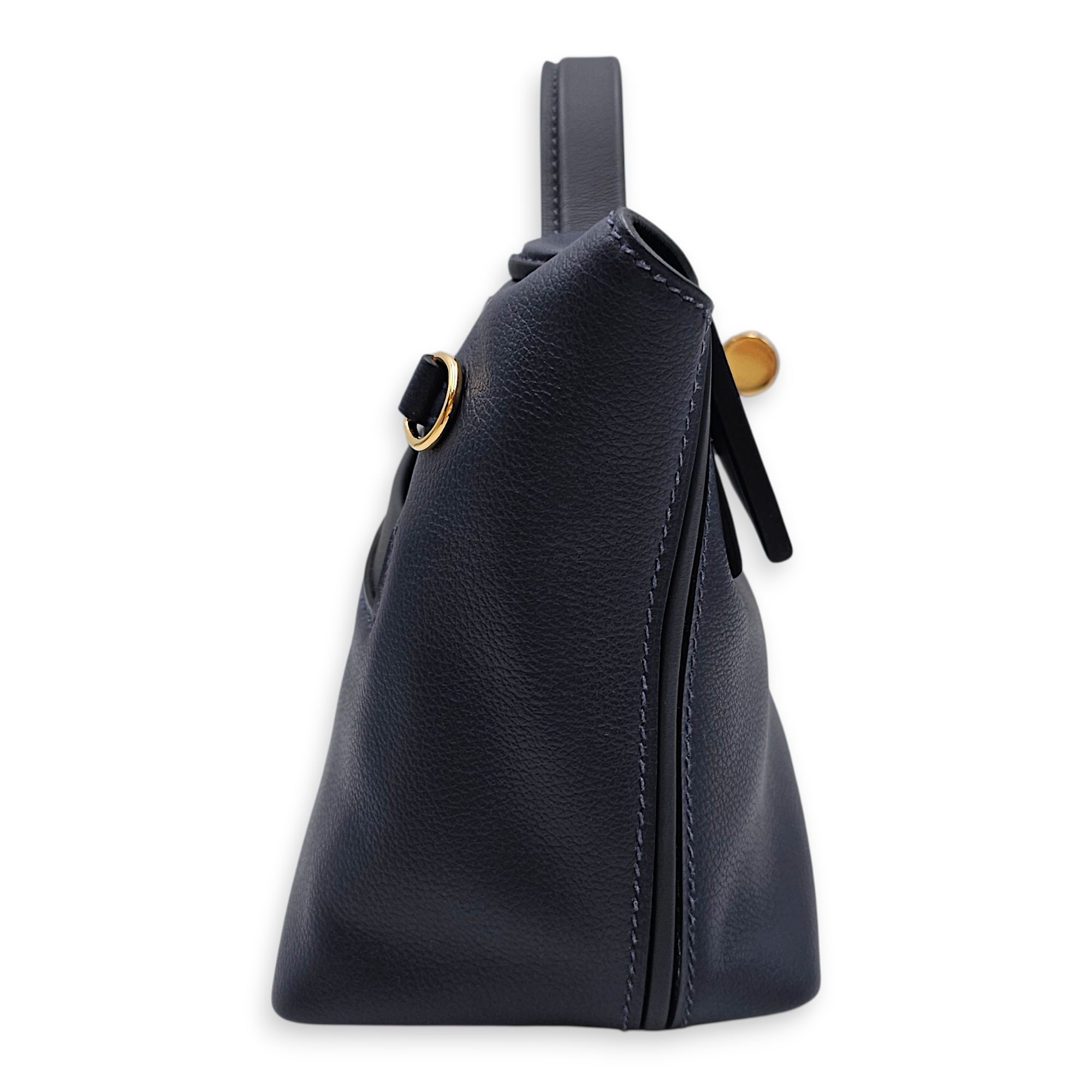 24/24-21 Blue Nuit/France in Evercolor, Gold hardware