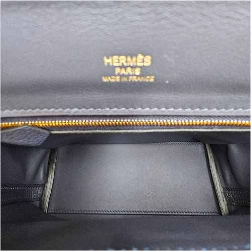 24/24-21 Blue Nuit/France in Evercolor, Gold hardware