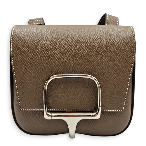 Della Cavalleria Mini Etoupe in Epsom, Palladium hardware