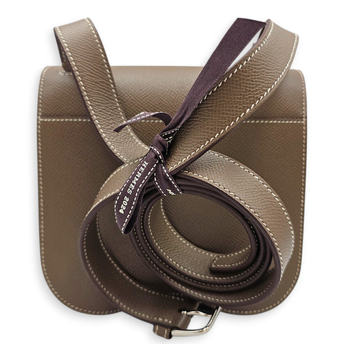 Della Cavalleria Mini Etoupe in Epsom, Palladium hardware