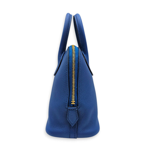 Bolide 1923 Mini Blue France/Blue Sapphir in Evercolor Gold hardware